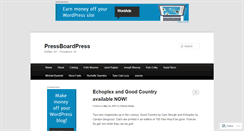 Desktop Screenshot of pressboardpress.com